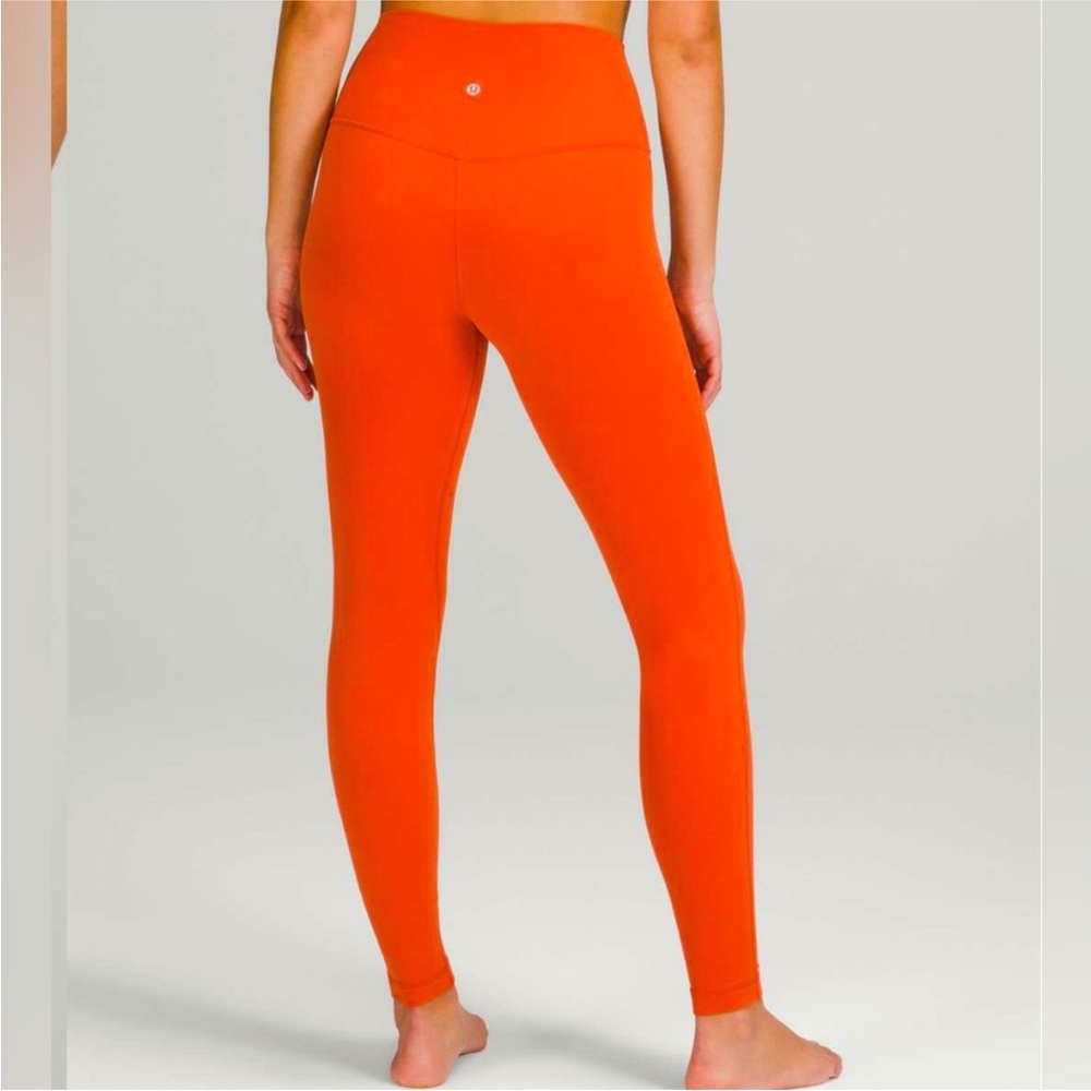 Lululemon align high rise pant 25” orange